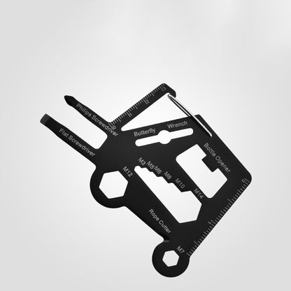 Stainless Steel Fork Truck Shape Pocket Tool Card