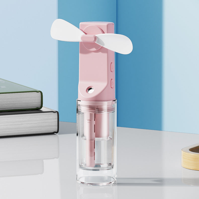 Rechargeable Misting Fan Mini Handheld Fan Spray Fan With Water Tank