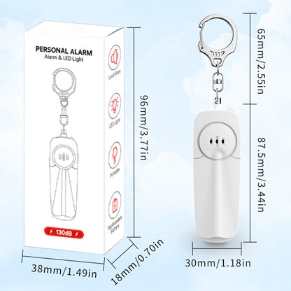 Portable Personal Alarm Key Chain Self Defense Safety Accessories For Women