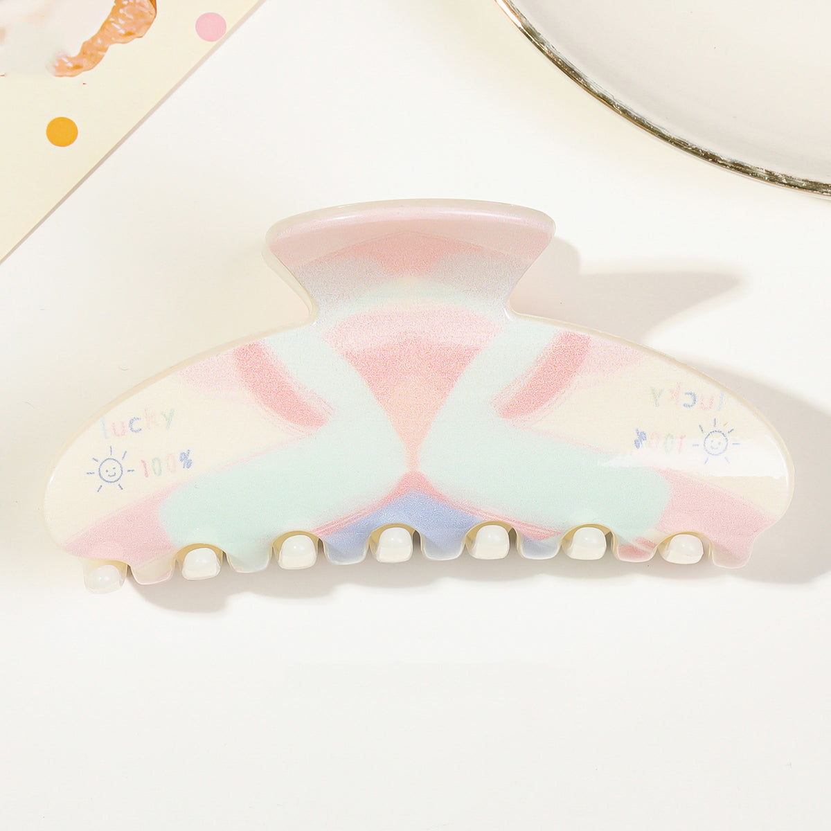 Full Color Printing Hair Claw Clips
