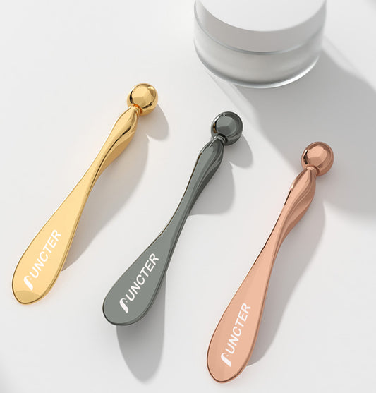 Metal Eye Cream Applicator Face Roller Massager Tool