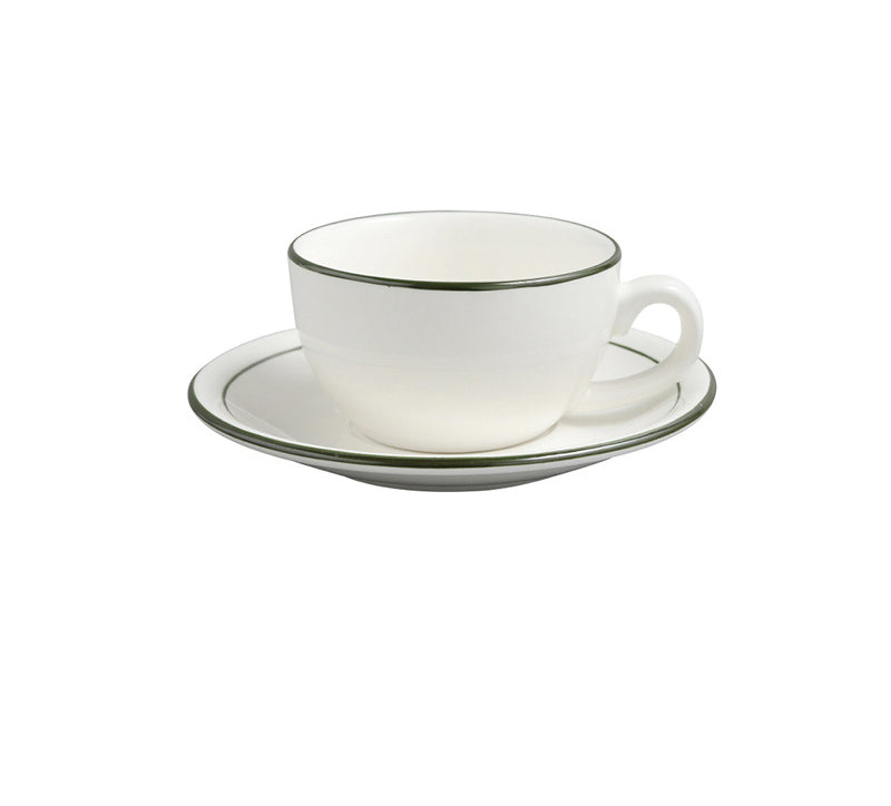 8.5 Oz./250ml Ceramic Cup & Saucer Set