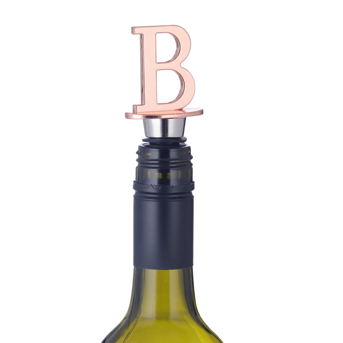 Metal Letter B Shape Reusable Wine Bottle Stoppers