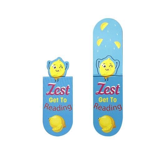 Lemon Magnetic Bookmark Book Marker Clip Custom Shaped Bookmark Sweet Fruit Bookmarks for Reader