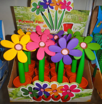 Flower Ballpoint Pen & Mini Pot