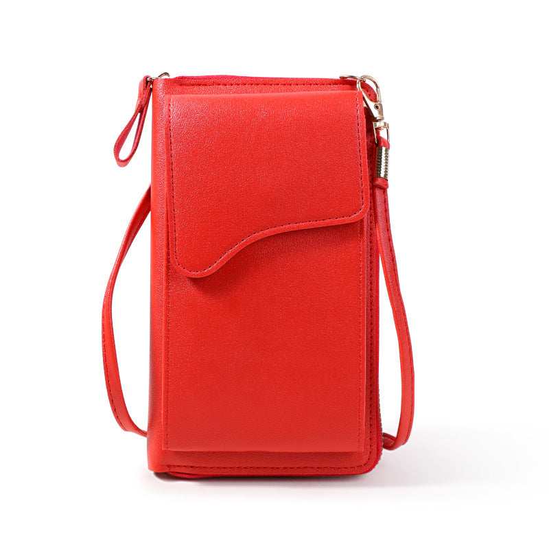 PU Leather Cell Phone Purse Bag Small Crossbody Bag Mini Messenger Bag Wallet Bag Shoulder Handbag