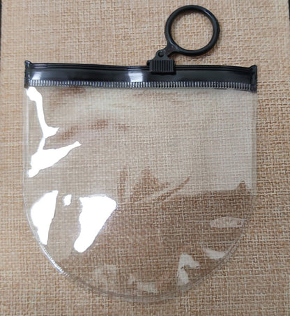 3.9 x3.9" Clear PVC Transparent Zip Lock Jewelry Bag