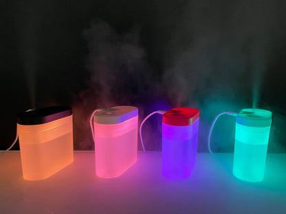 260ml Mini Portable USB Humidifier Cool Mist Humidifier W/Night Light For Bedroom Travel Office Home