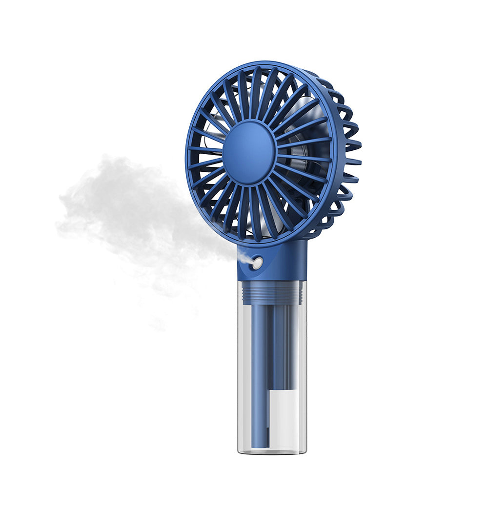 1800 mAh Portable Misting Fan Hand Held Small Personal Spray Fan W/Water Tank