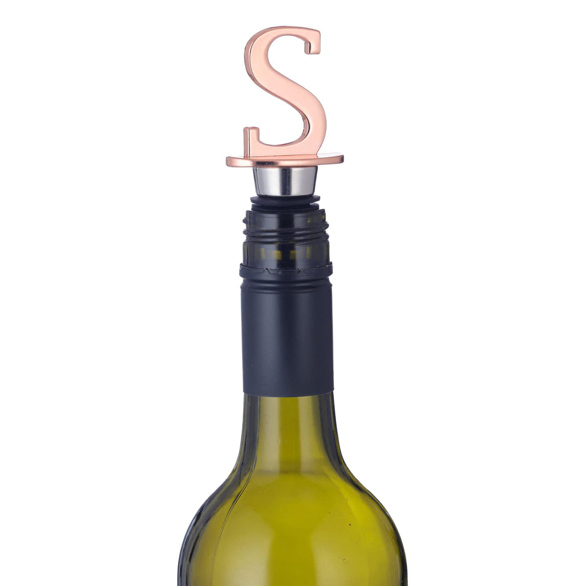 Metal Letter S Shape Reusable Wine Bottle Stoppers