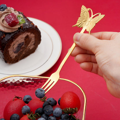304 Stainless Steel Butterfly Hanging Fork – Dessert & Fruit Fork