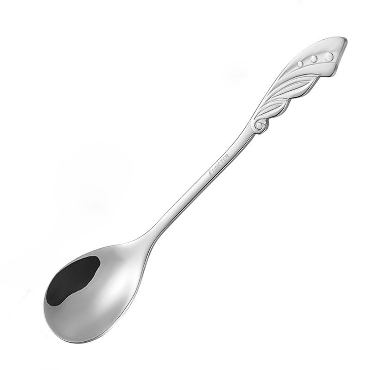 304 Stainless Steel Wing-Shaped Coffee Spoon Dessert Spoon