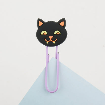 Halloween Paper Clip Custom Shaped Bookmark Clip Paper Clamp Coated Clip
