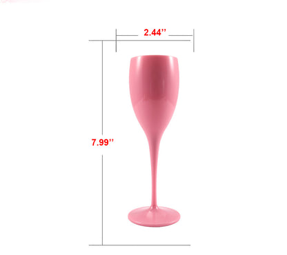 6 Oz. Plastic Wine Glasses