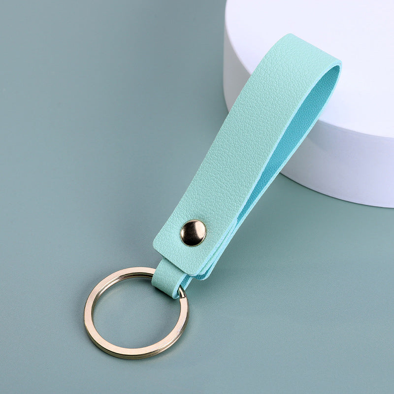 PU Leather Keychain for Car Home Key Ring Strap Holder Lanyard Women Men Universal Key Fob Keychain