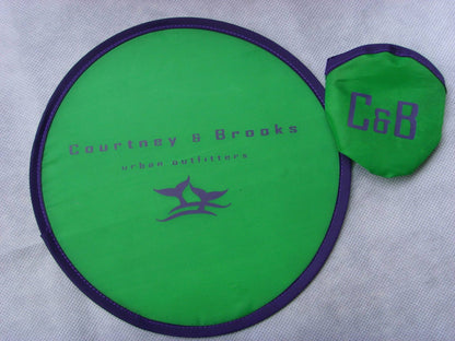 Polyester Portable Folding Round Cloth Fan