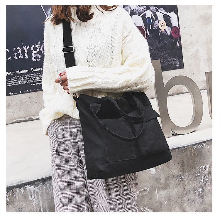 12 oz Canvas Grocery Shopping Tote Bag Single Shoulder Bag Crossbody Bag