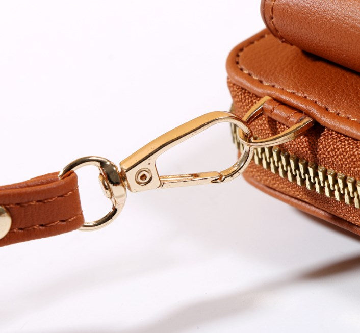 PU Leather Cell Phone Purse Bag Small Crossbody Bag Mini Messenger Bag Wallet Bag Shoulder Handbag