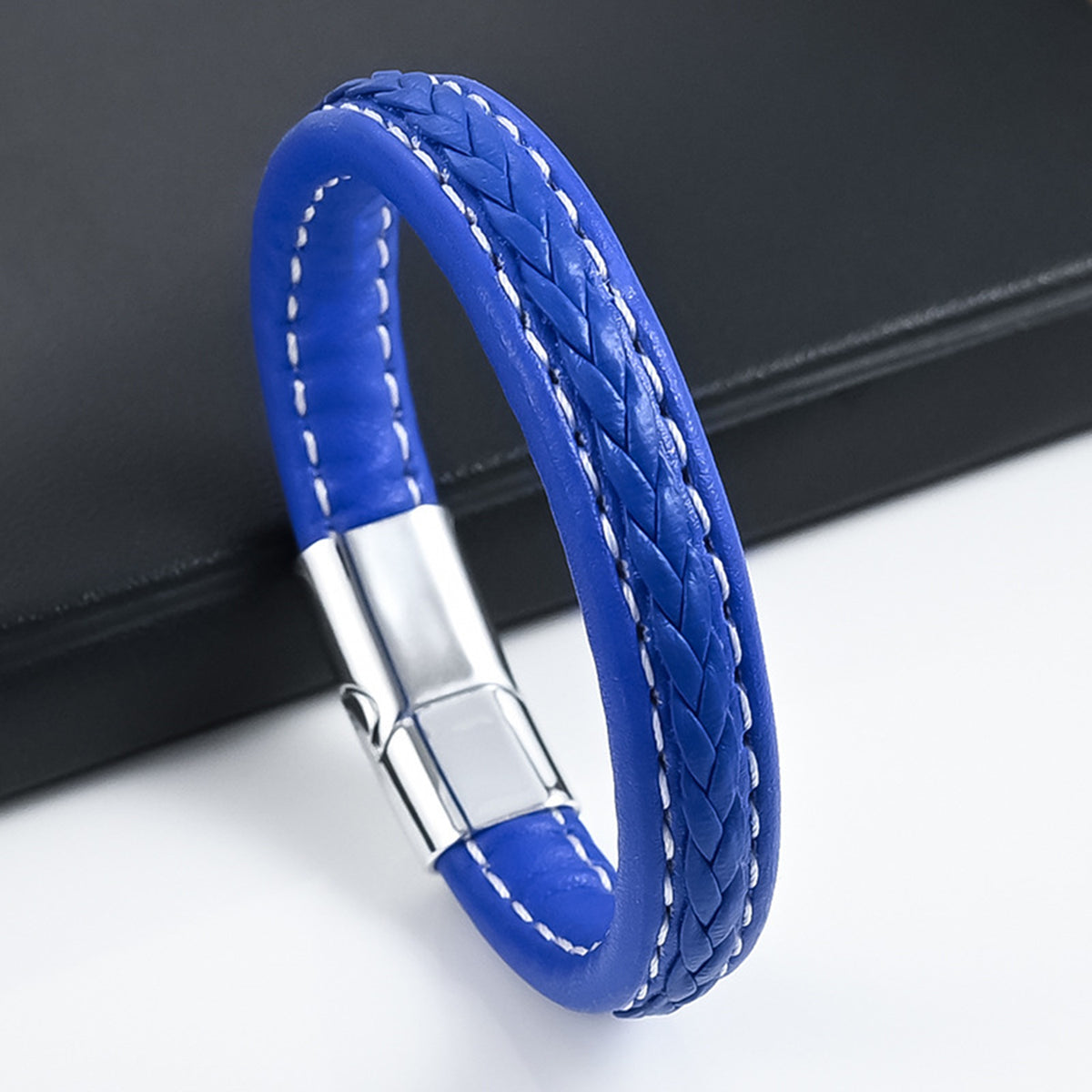 PU Fashion Woven Bracelet for Man