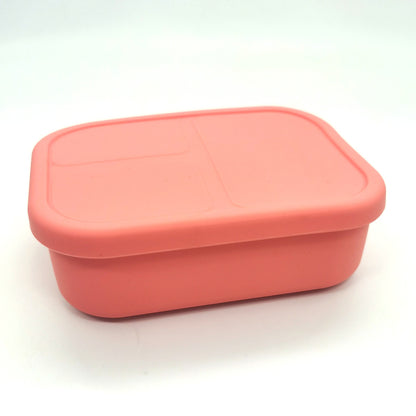3-Compartment 25oz Silicone Lunch Box Lunch Container