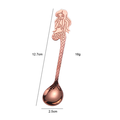 Mermaid Coffee Spoon Stainless Steel Hanging Spoon