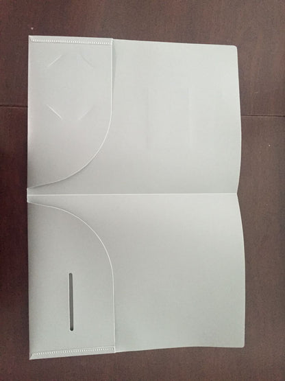 2 Inner Pocket A4 PP Document Folder