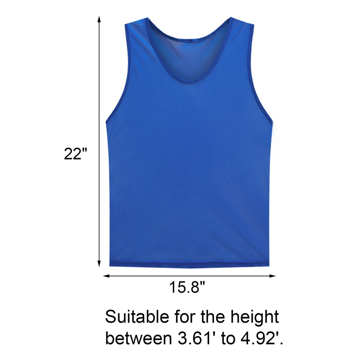 Custom Mesh Polyester Scrimmage Practice Vests Soccer Bib for Children
