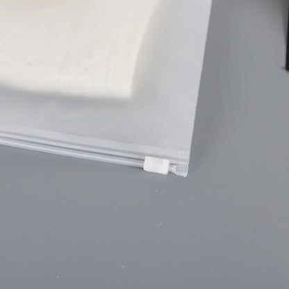 7.9 x 9.9" Matte Frosted Storage Bag Waterproof Zip-Lock Seal Storage Bag Makeup Packing Pouch