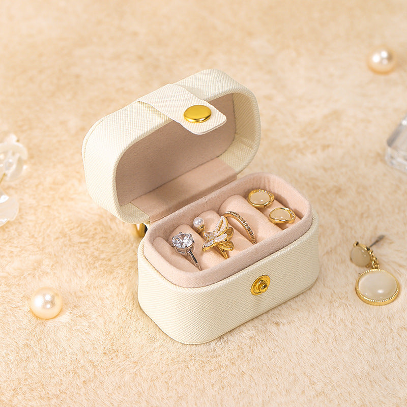 Tiny PU Portable Ring Case