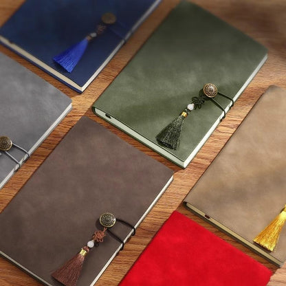 A5 PU Leather-Bound Business Notebook Writing Journal Executive Notebook Meeting Note Gift Set