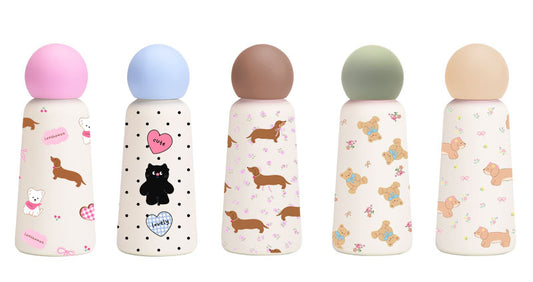 Full Imprint 12 Oz/350ml Water Bottle 316 Stainless Steel Bottle Vacuum Mug Cute Thermos-Model B