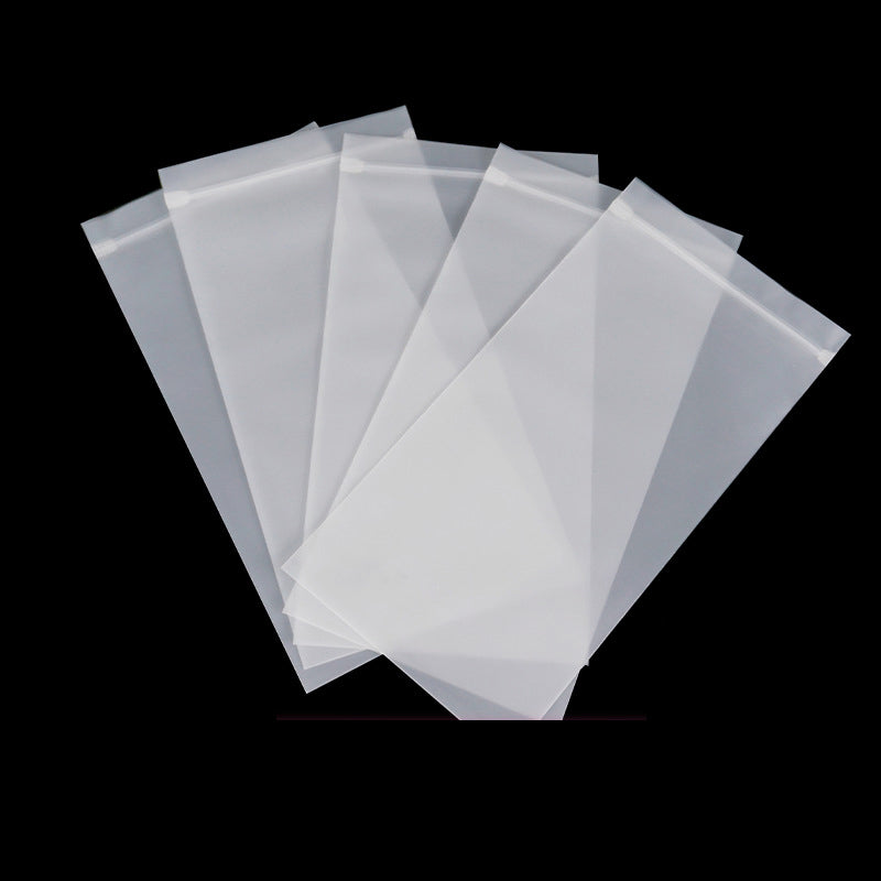3.25 x 9" Matte Frosted Resealable Plastic Bags Zip-Lock Seal Storage Pouch