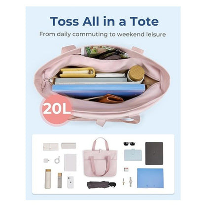 Outdoor Zipper Foldable Bag Multi-Pocket Folding Tote Bag Beach Bag Reusable Shopping Bag
