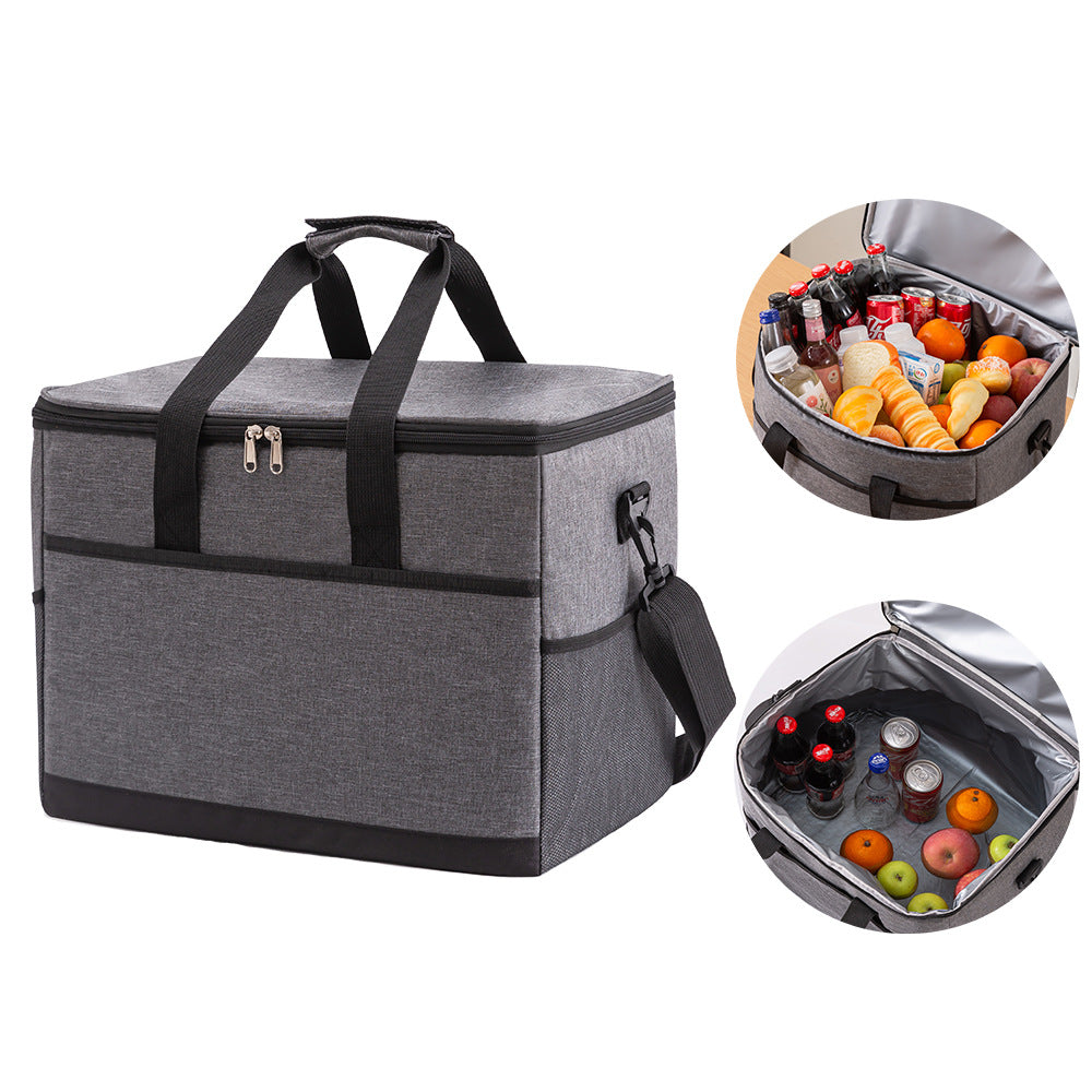 36L Oxford Cloth Thermal Lunch Cooler Tote