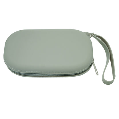 Multi Purpose Organizer Bag Portable Silicone Zippered Makeup Bag With Strap