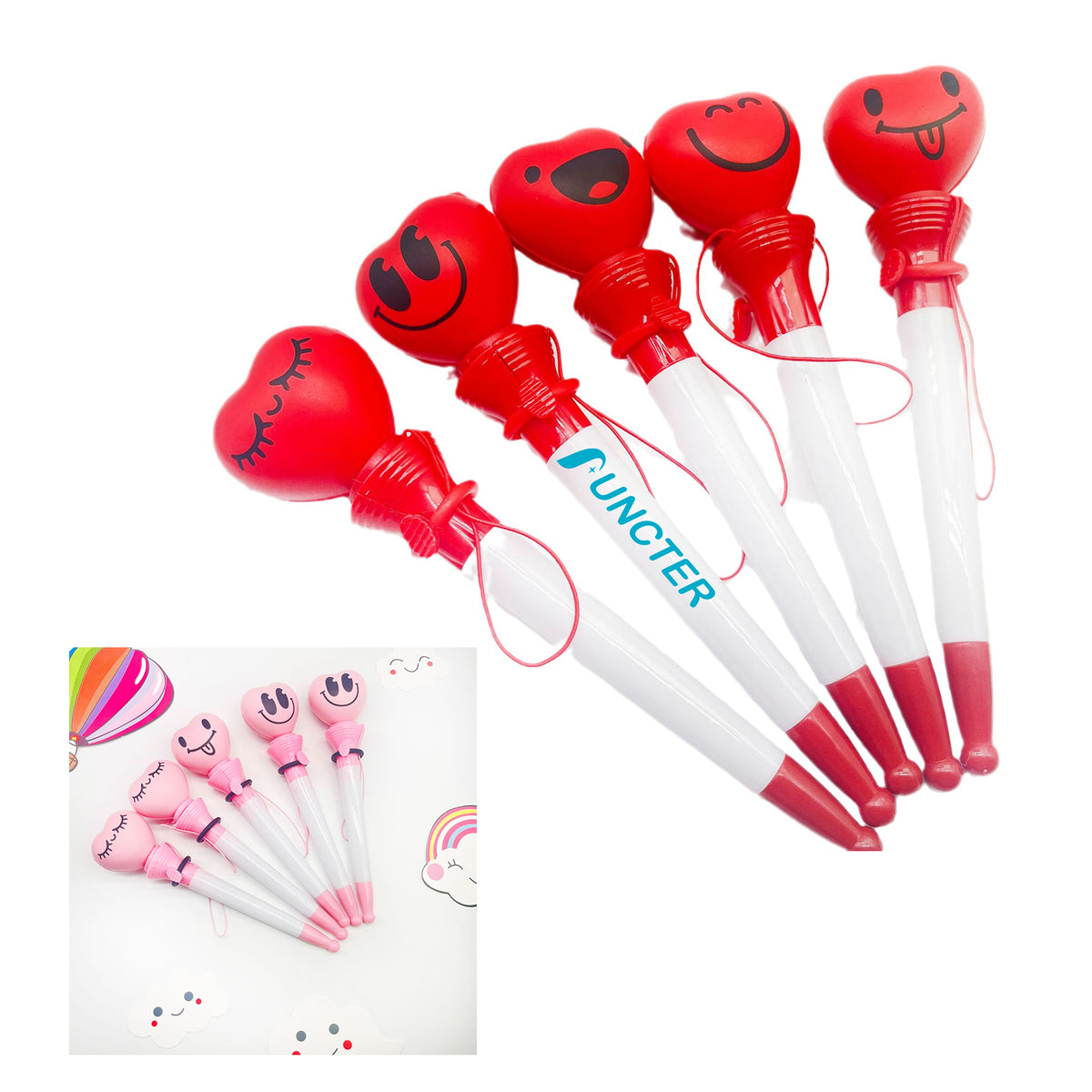 Creative Heart Shaped Bounce Ballpoint Pen