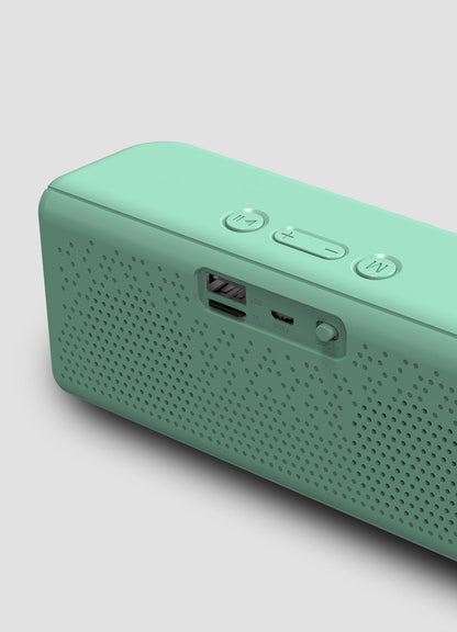800 mAh Square Portable Mini Speaker-Full Printed On Front