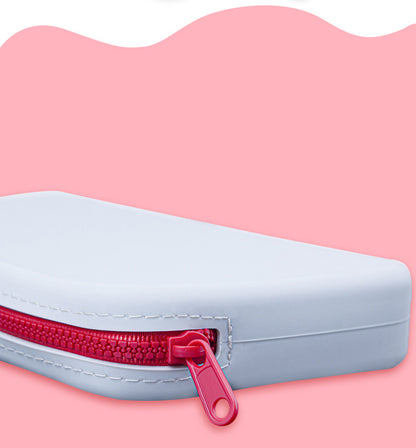 Multi Purpose Portable Silicone Zipper Organizer Bag For Samll Items and Cosmetic