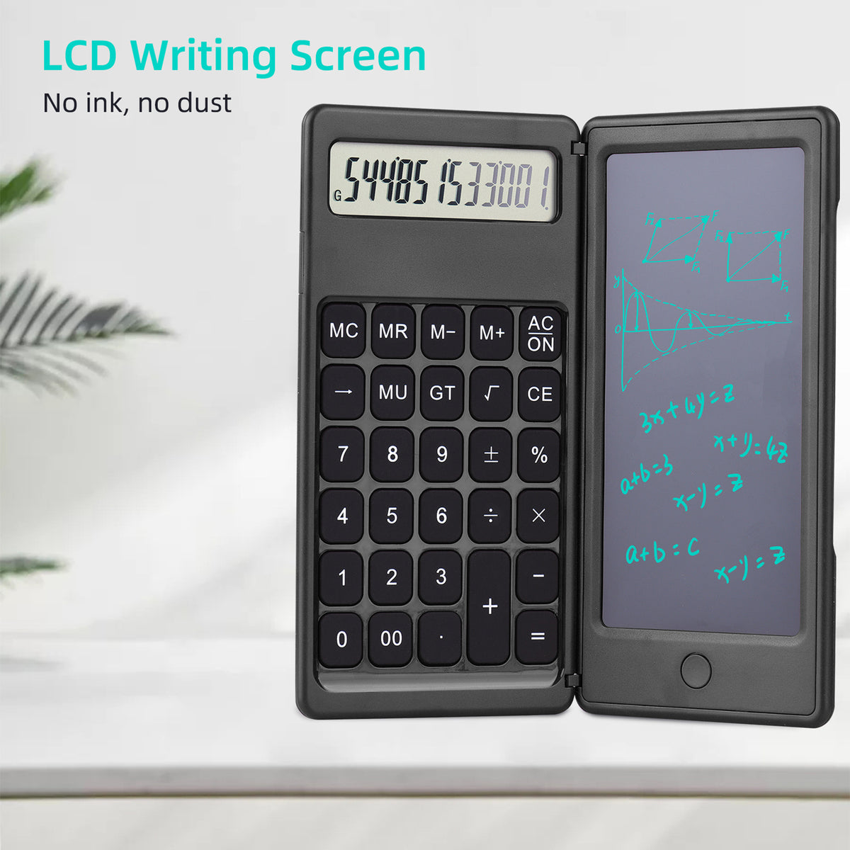 Basic Calculator Notepad with 6" LCD Writing Tablet