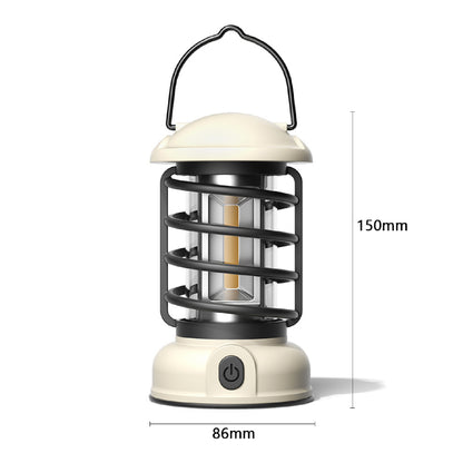 Rechargeable Camping Lantern Compact Design Portable Waterproof LED Light Outdoor Picnic