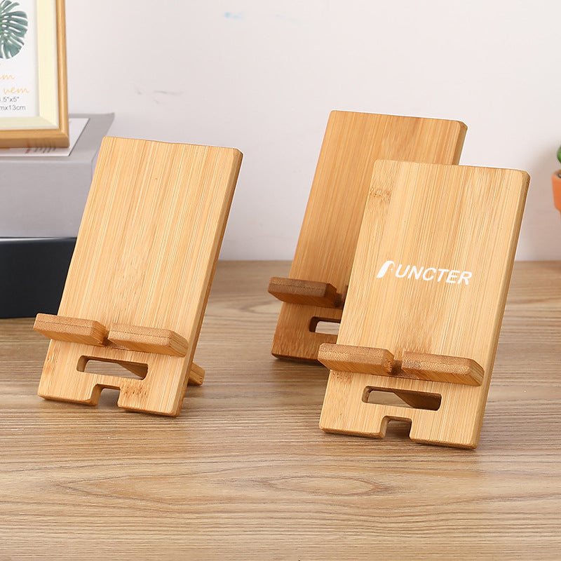 Wood Cell Phone Stand For Desk Phone Holder Tablet Display Stand (Medium Size)