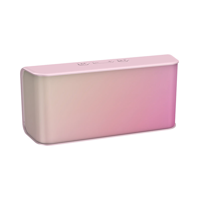 800 mAh Square Portable Mini Speaker-Full Printed On Front