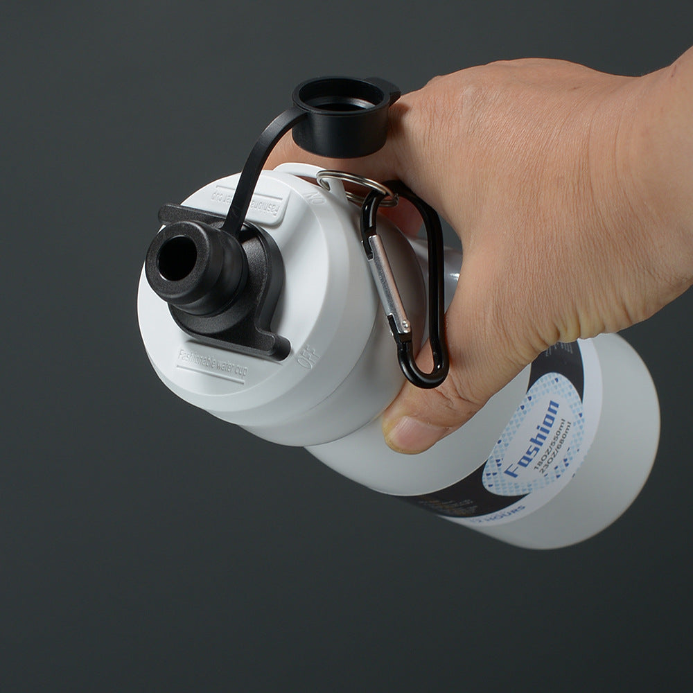 18 Oz./550ml 304 Stainless Steel Vacuum Thermos Cup Outdoor Sports Portable Bike Riding Water Bottle