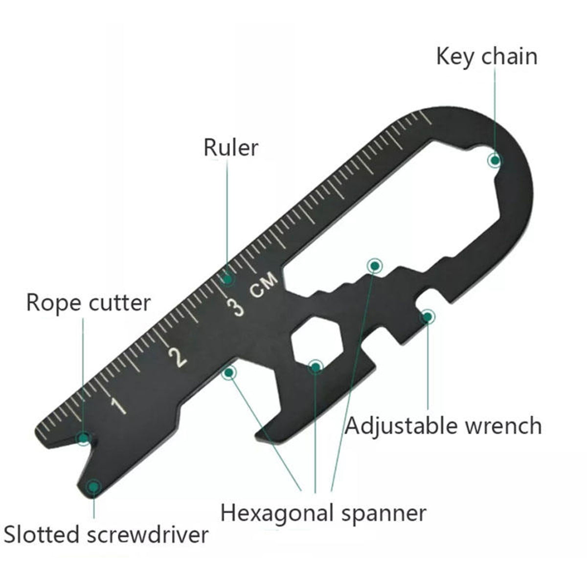 Stainless Steel Bottle Opener Pocket Tool Card