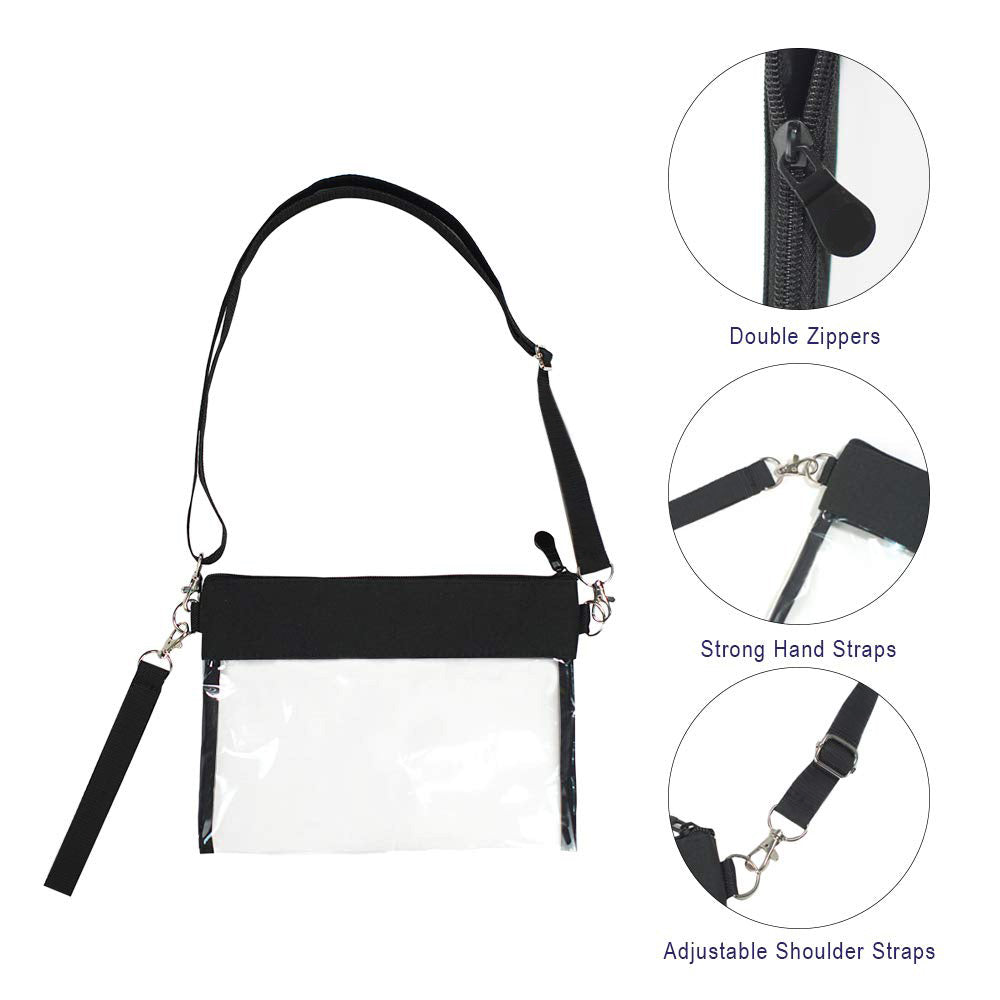 PVC Transparent Cross body Bag Single Shoulder Bag