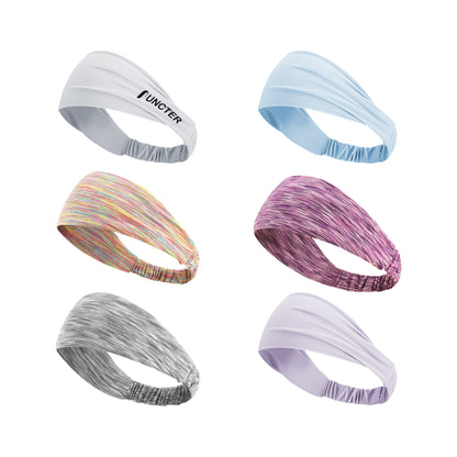 Wide Headband Stretchy Sweat Wicking Headband Hair Wrap
