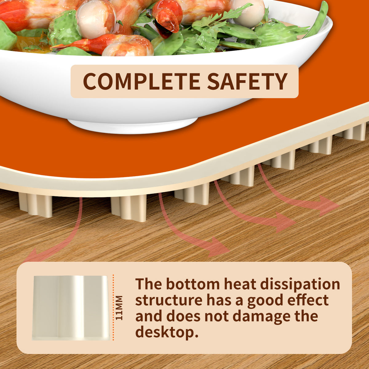 Food Warming Mat Electric Warming Tray Roll Up Food Warmers for Parties Buffet-Large Size