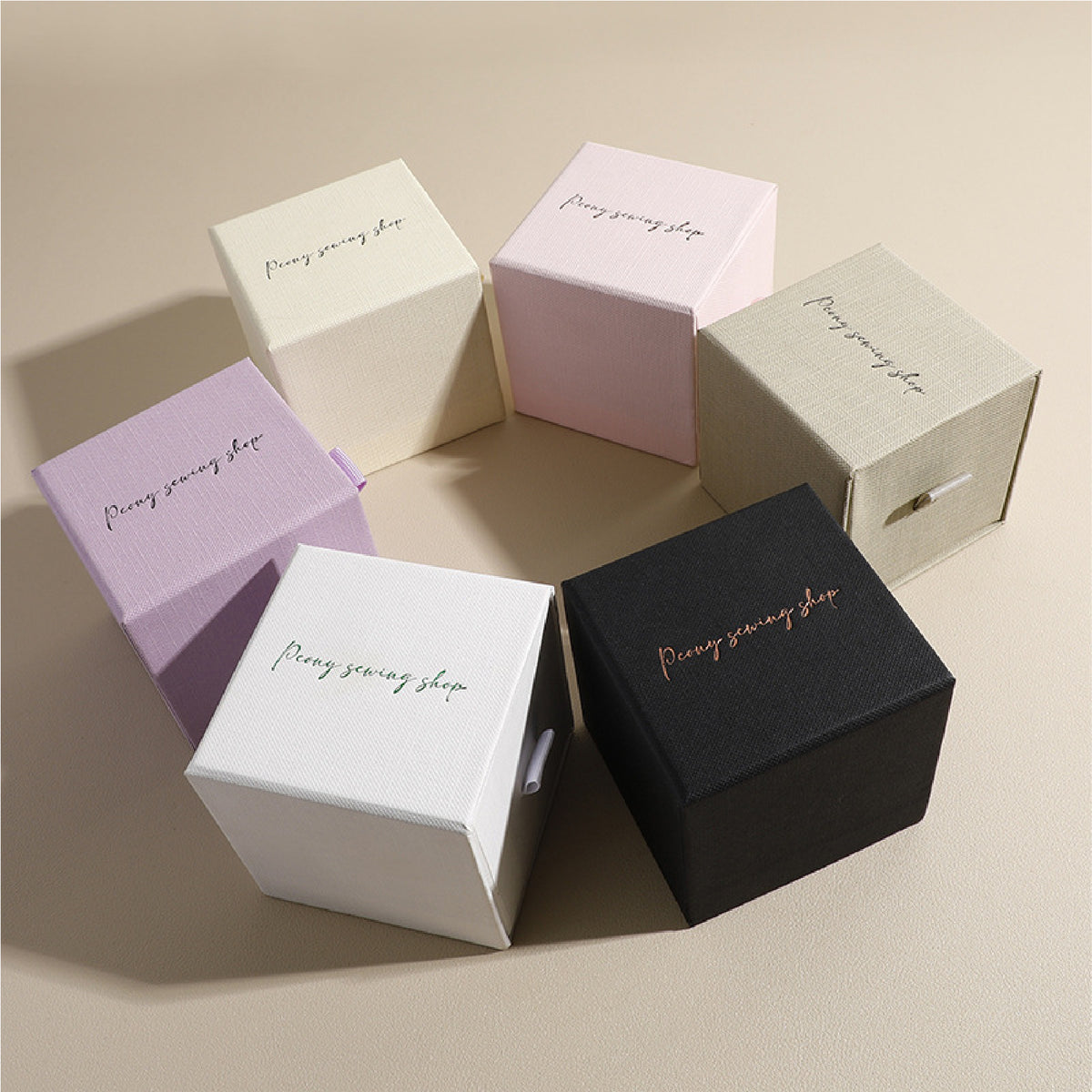 3" Watch Box Saffiano Texture Gift Box Single Watch Gift Box with Pillow Cardboard Drawer