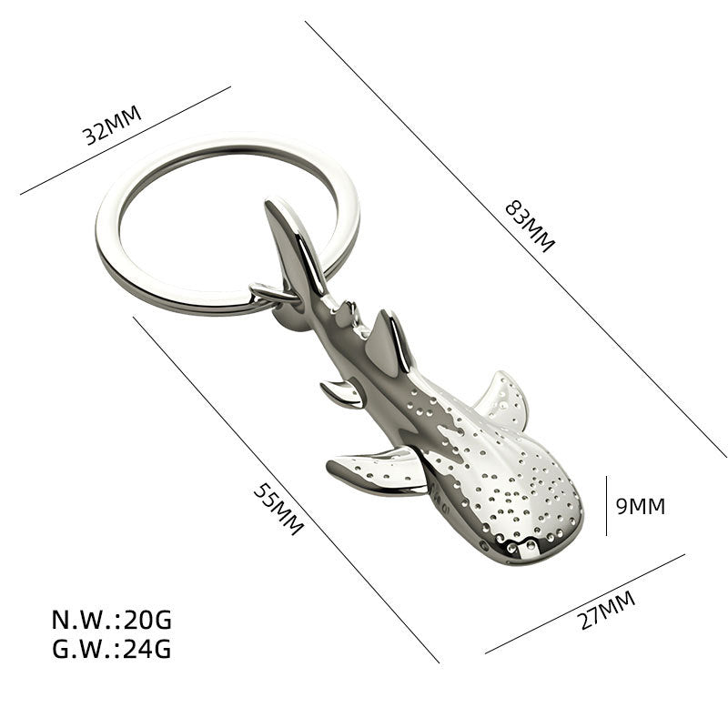 Whale Shark Keychain Fun Children's Bag Accessories Small Gift Keychain