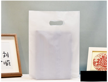 7.9"x13.8" 2.4mil Merchandise Bags W/ Die Cut Handle for Boutique Bag Shopping Clothes Packaging Bag